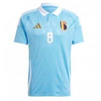 Camisa de time de futebol Bélgica Youri Tielemans #8 Replicas 2º Equipamento Europeu 2024 Manga Curta